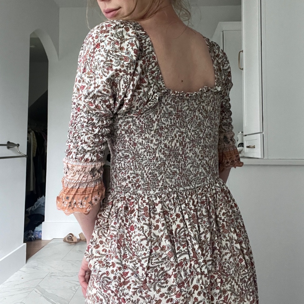 Bl_nk romantic midi dress - Picture 3 of 14